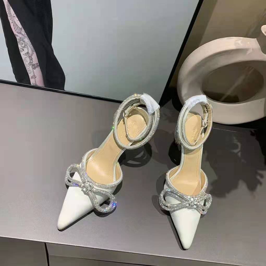 mach and mach bow heels white