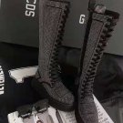 Women's Shoes Gcds Boots Foaming Sole Diamonds Lace-up Fashion Boots