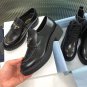 Women's Shoes Brushed Leather Loafers Black