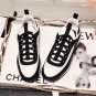 Women's Shoes Cruise Low-top Sneakers Paris Cc Coco Trainers Black White Lace-up