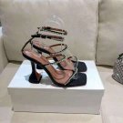 Women's Shoes Amina Muaddi Sandals Gilda Crystal Glitter Sandals Black