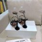 Women's Shoes Amina Muaddi Sandals Gilda Crystal Glitter Sandals Black
