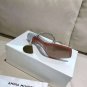 Women's Shoes Amina Muaddi Gilda Crystal Strap Heeled Sandals Glitter Silver