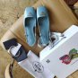 Women's Shoes Naplak Leather Slingbacks Metal Triangle Logo Italy Sandals Fashion