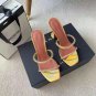 Women's Shoes Amina Muaddi Sandals Two Crystal Straps