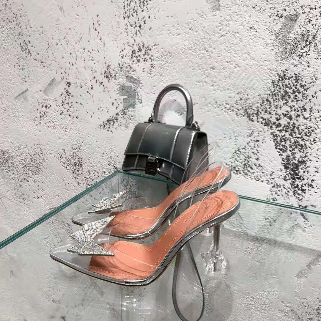 amina muaddi butterfly clear