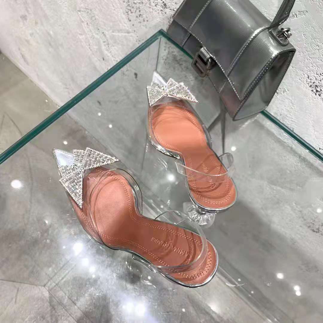 amina muaddi butterfly clear
