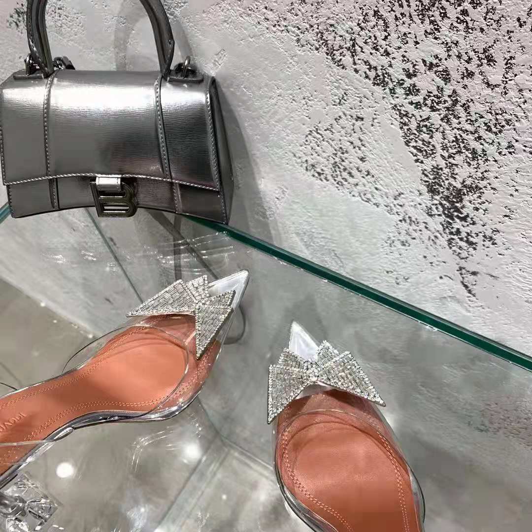 amina muaddi butterfly clear