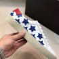 Men's Shoes Saint Paris Laurent Sl/06 Classic Court Sneakers Blue Stars Trainers