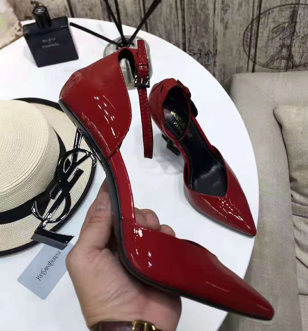 ysl opyum sandals red
