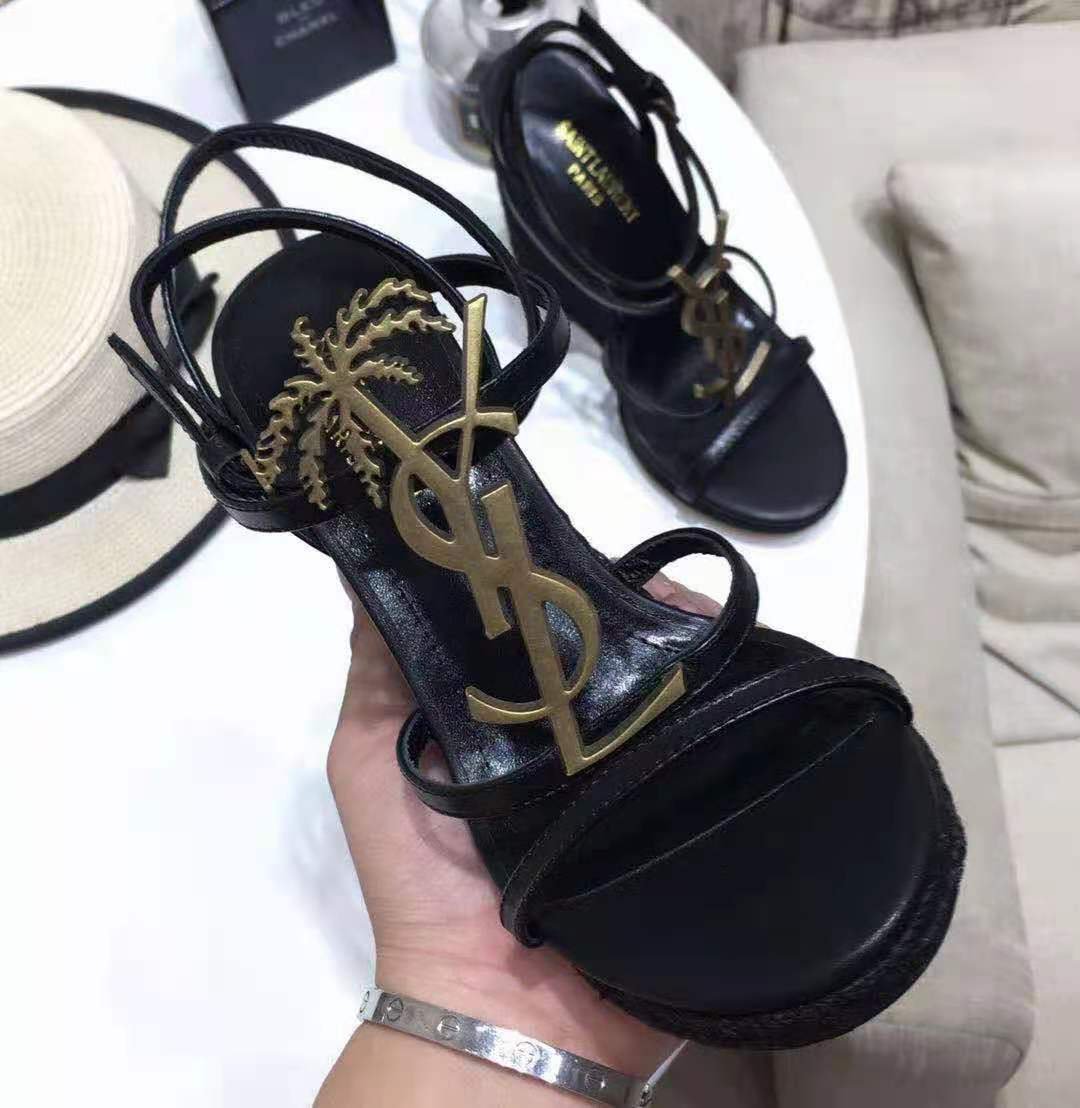Women's Shoes Saint Cassandra Espadrille Wedges Sandals Laurent Paris ...