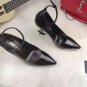 Women's Shoes Saint Opyum Pumps Laurent Ysl Logo Heel Paris Pumps
