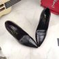 Women's Shoes Saint Opyum Pumps Laurent Ysl Logo Heel Paris Pumps Crocodile Pattern