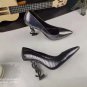 Women's Shoes Saint Opyum Pumps Laurent Ysl Logo Heel Paris Pumps Fashion
