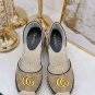 Women's Shoes Gg Sandals Espadrilles Wedges Platform Quilted Canvas Sandal Italy Double