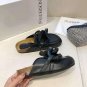 Women's Shoes J.W. Anderson Jw Black Chain Loafers Black Leather Mules Slides