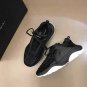 Men's Shoes Amiri Bone Runner Skeleton Sneakers Lace-up Trainers Black