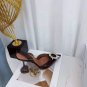 Women's Shoes Amina Muaddi Pumps Begum Crystal-embellished Black PVC Heeled Sandals