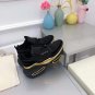 Women's Shoes Balmain Shoes Bbold Sneakers Black Leather Suede Paris Bbold Low Top Sneakers
