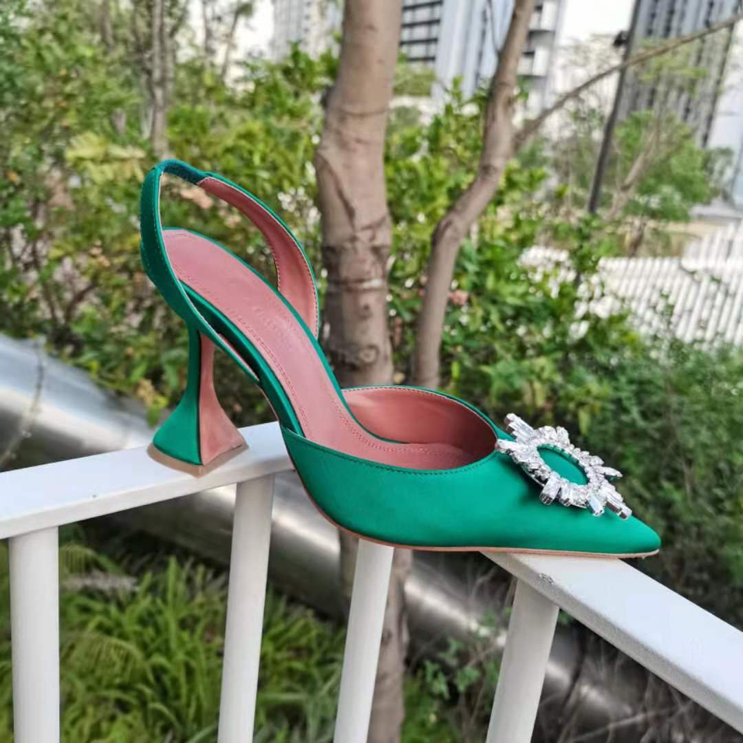 amina muaddi plexi begum slingback sandals 95