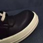 Men's Shoes Rick Owens Geobasket Leather High-top Sneakers Black Lace-up Trainers