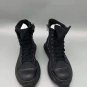 Men's Shoes Rick Owens Abstract All Black Sneakers High-top Lace-up Trainers