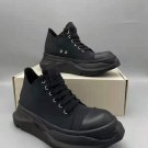 Men's Shoes Rick Owens Drkshdw Black Abstract Low Sneakers
