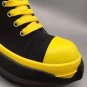 Men's Shoes Rick Owens Drkshdw Abstrct Low Top Sneakers Yellow Black