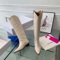 Women Shoes Isabel Marant Boots Denvee Knee-high Western Boots Genuine Leather