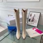 Women Shoes Isabel Marant Boots Denvee Knee-high Western Boots Genuine Leather