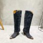 Women Shoes Isabel Marant Boots Lenskee 90 Steel Metal Toe Suede Western Cowboy Boots Knee-high