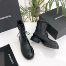 Ann Demeulemeester Alec Ankle Boots Women's Shoes Black Cow Leather