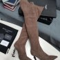 Women's Shoes Saint Paris Laurent Boots YSL Logo Heel