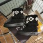 Women's Shoes Snowdrop Flat Ankle Boots Black Shearling Monogram