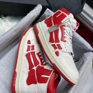 Men's Shoes Amiri Sneakers Skel-top Hi White Red Bones