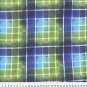 Clear Plaid Blue 72X60