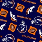 Denver Broncos Navy Blue Football 36x60