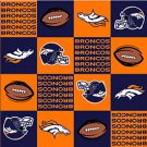 NFL Denver Broncos Orange Football 36x60