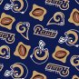 NFL St. Louis Rams Blue Football 72x60