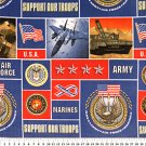 Support Our Troops Allover 72x60