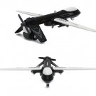 1:50 Wing Loong UAV alloy model simulation with light sound recoil propeller - color:black