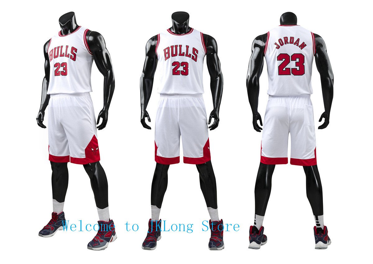 NBA Basketball Team Chicago Bulls CHI Cosplay Costume Sports Wear ...