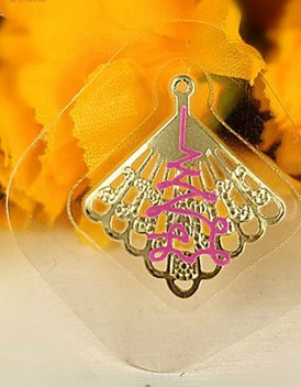 Thailand temple TONG Fortune Gold leaf safety Buddha stickers amulet -No.1