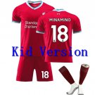 The Premier League Liverpool F.C.Jersey Cosplay suit T shirt Shorts sleeve Socks for kid No.18