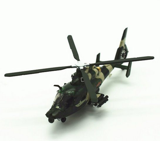 1:100 WZ-9 Attack Helicopter model Alloy simulation