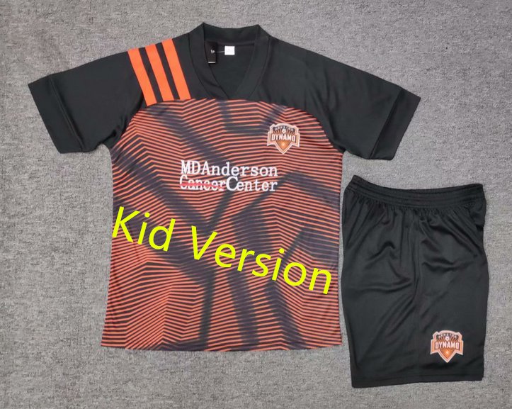 MLS Major League Soccer Houston Dynamo football club FC Cosplay Sports Wear T shirt jersey kid -No.a