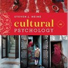 Cultural Psychology Fourth Edition 4th Steven J. Heine pdf version