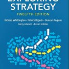 Exploring Strategy, Text and Cases, 12th Edition pdf version