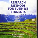 Research Methods for Business Students 7th edition pdf version