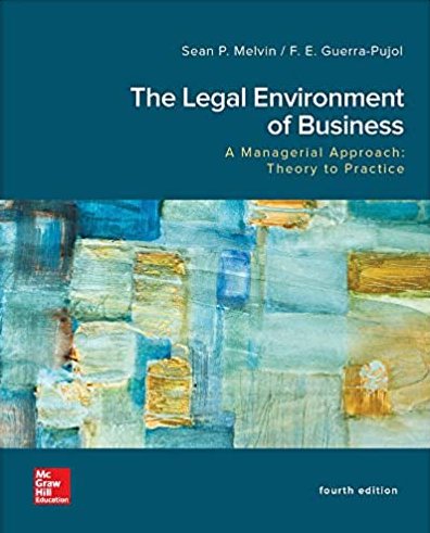 The Legal Environment of Business, A Managerial Approach 4th edition pdf version